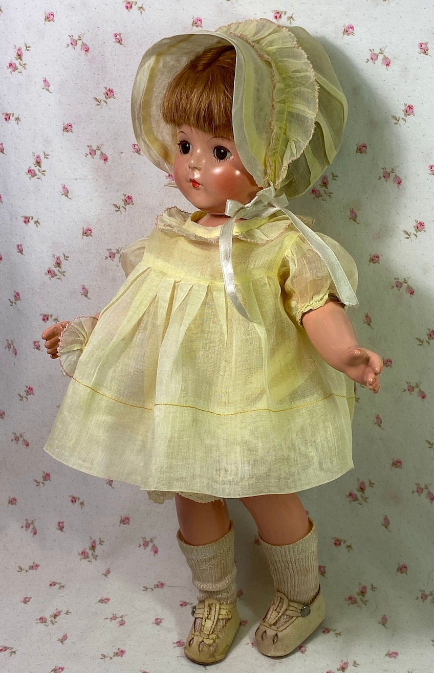 Thumbnail: 1930s Effanbee 13” Patricia Patsy Family Composition Doll