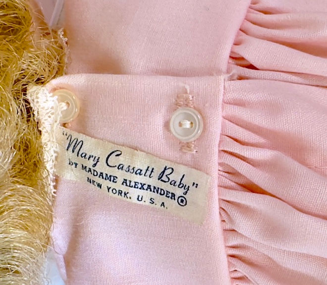 Thumbnail: Vintage 1962 Madame Alexander KITTEN  "Mary Cassatt Baby"
