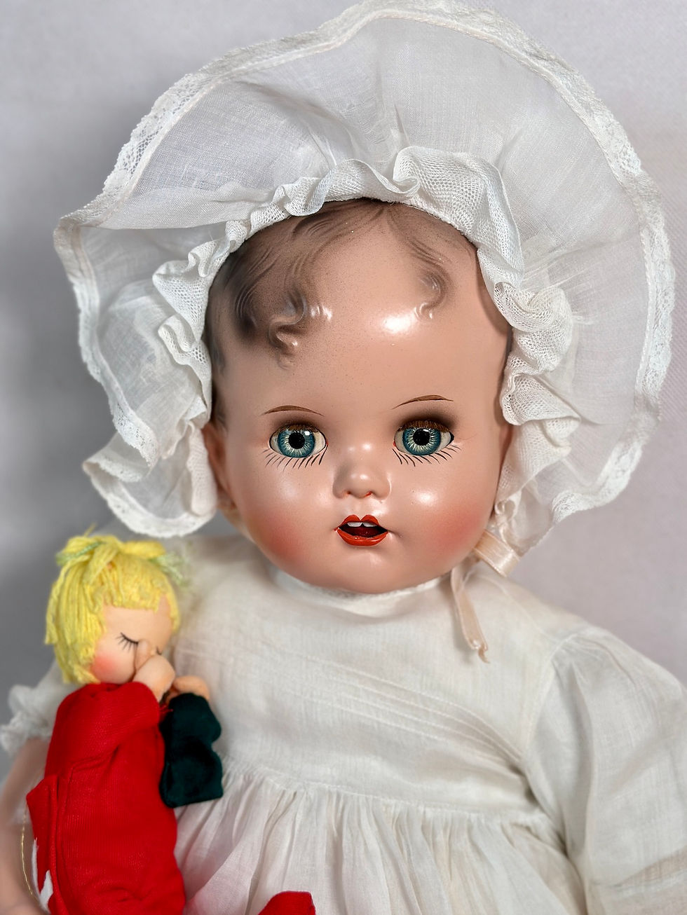 Thumbnail: Vintage 1940s Ideal 22" Baby Beautiful * Miracle on 34th St Doll