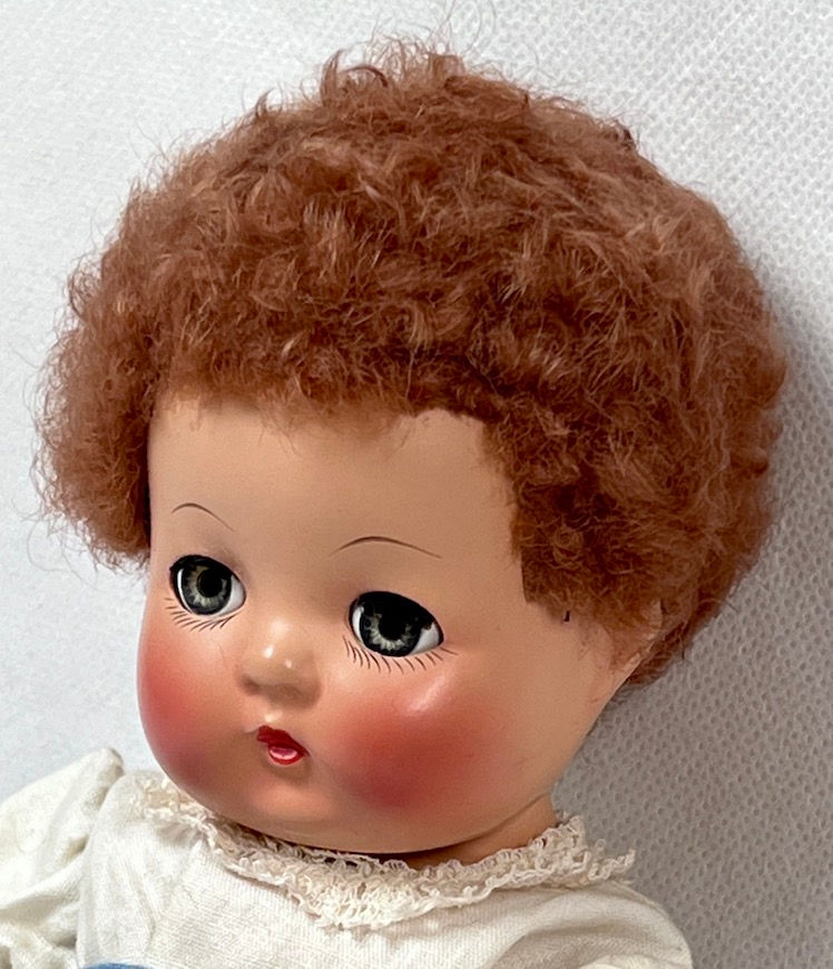 Thumbnail: Vintage 1940s Effanbee Patsy Babyette 9" Compo Twins