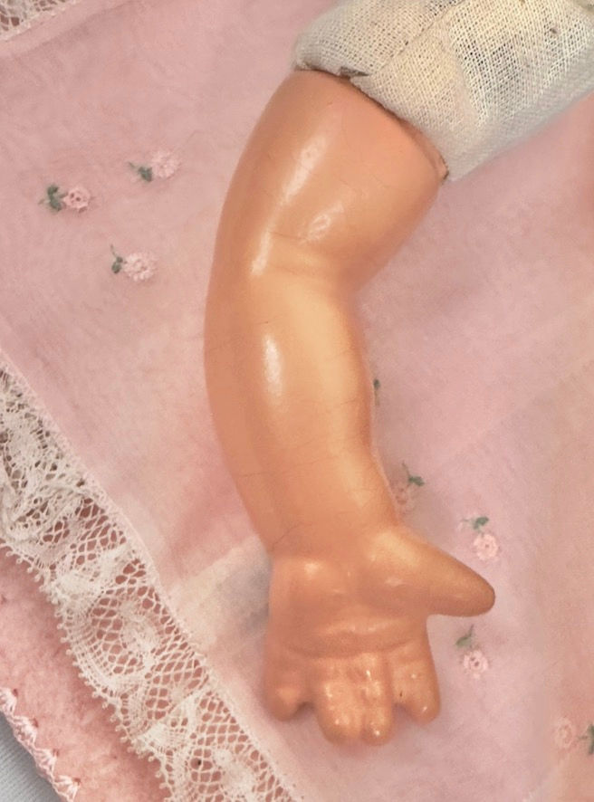Thumbnail: 1930s Vintage Ideal 22" Baby Beautiful Doll Rare Blonde