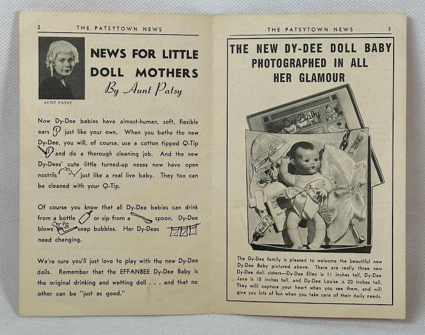 Thumbnail: 1930s Vintage Effanbee Dy-Dee Patsy Town News Vol II No. 6 -- #2
