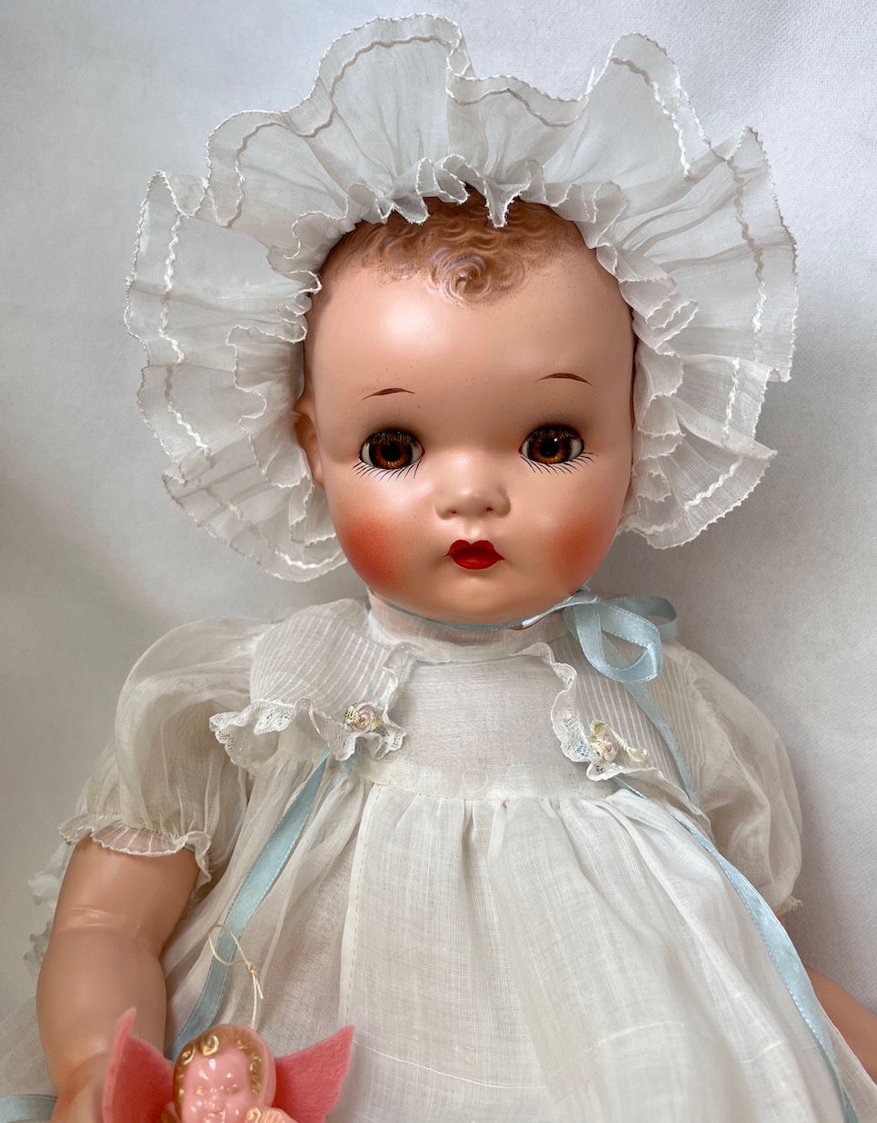 Thumbnail: 22" Vintage Ideal Toy Co 1930s Plassie Baby Doll