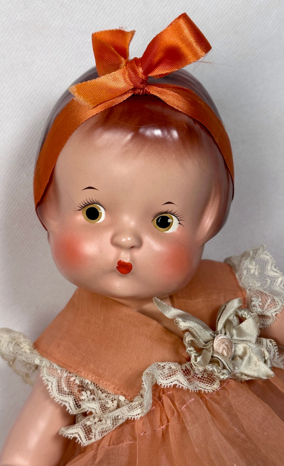 Thumbnail: Vintage 1930s Pre-Patent Effanbee Patsy in Trunk