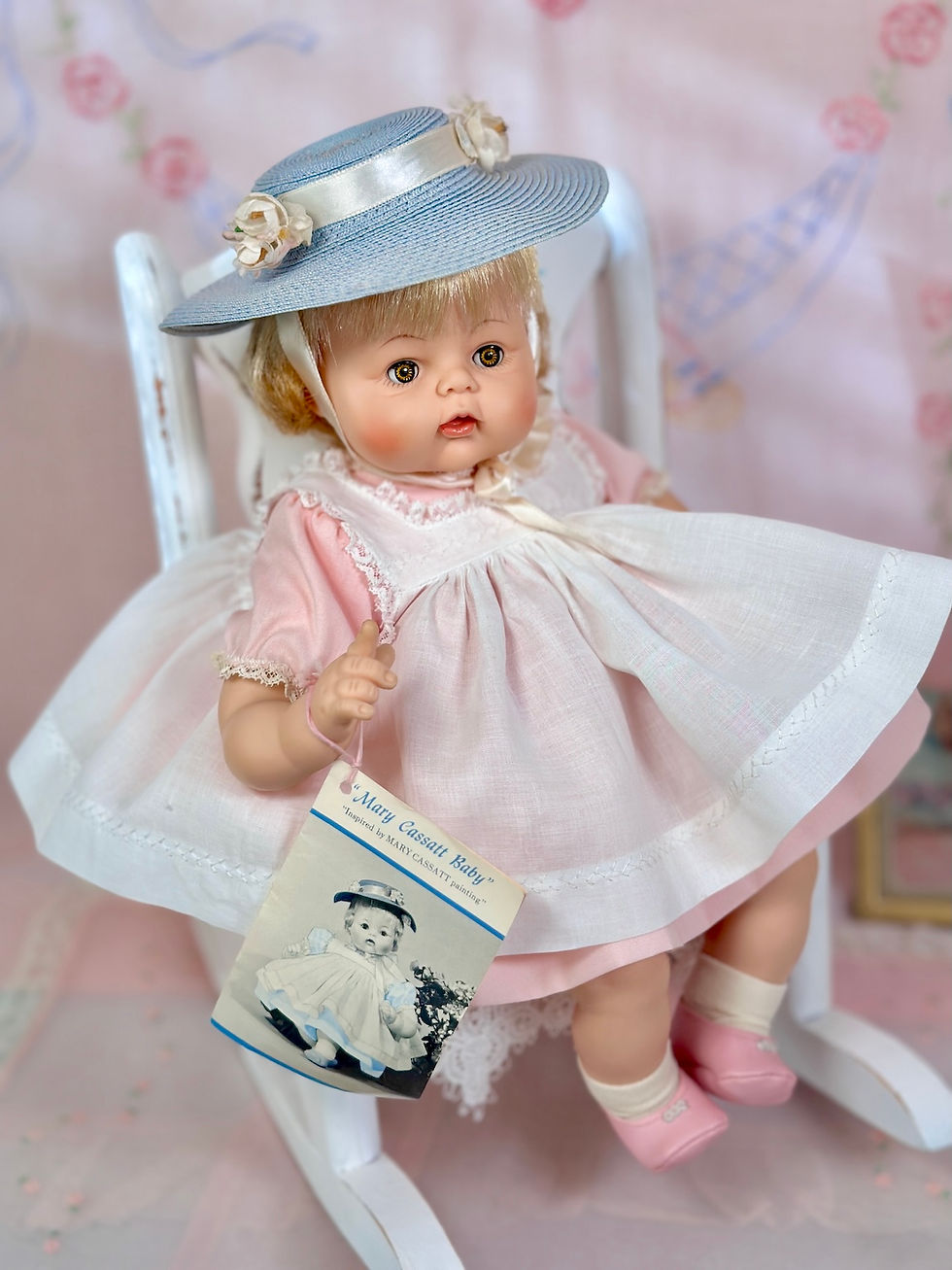 Thumbnail: Vintage 1962 Madame Alexander KITTEN  "Mary Cassatt Baby"