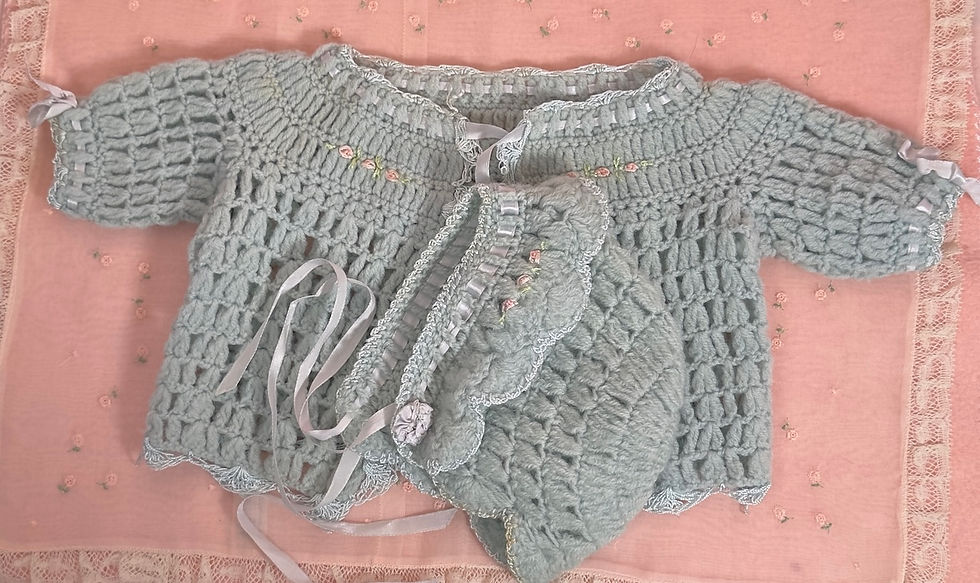 Thumbnail: Vintage 1930s Effanbee Dy-DEE Lou Factory Sweater Set