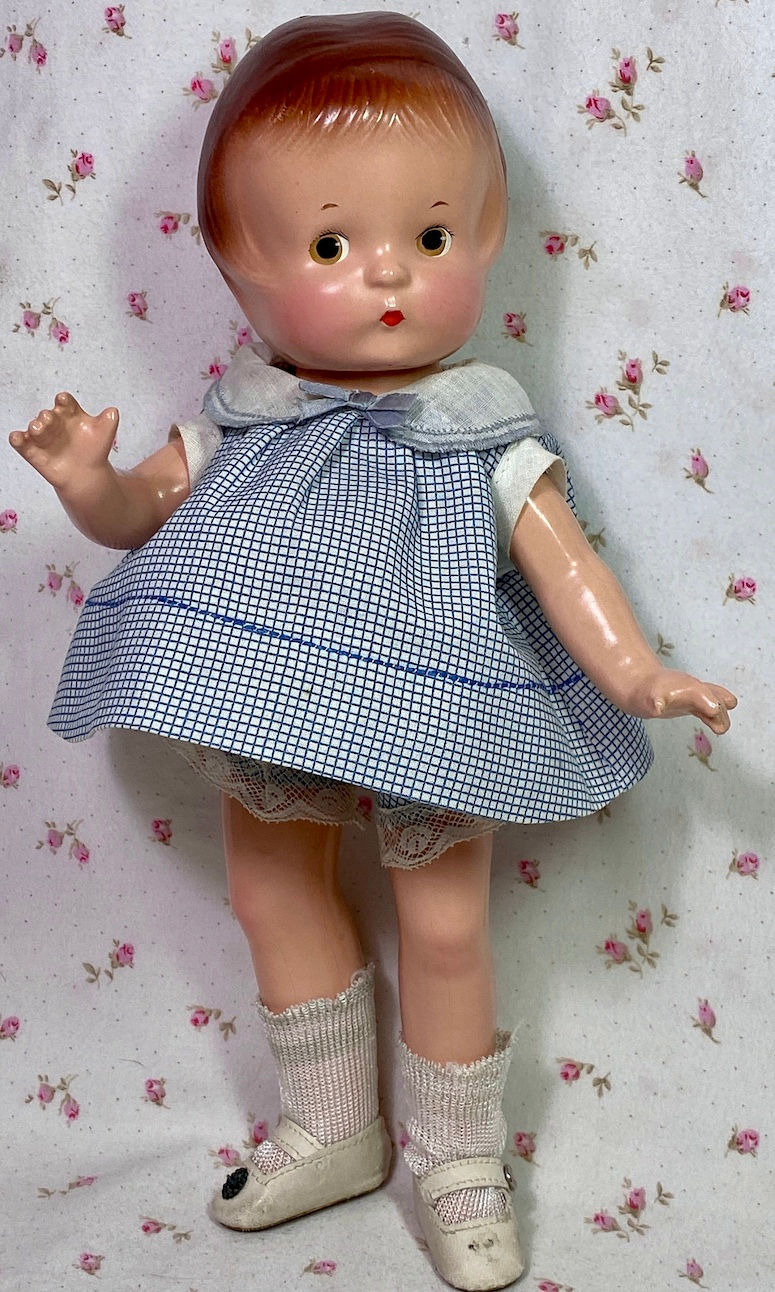 Thumbnail: 1930s Effanbee 11" Patsy Jr Composition Doll All Original