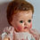 Thumbnail: Vintage 1950s Rubber Body 13.5" Tiny Tears Baby Doll