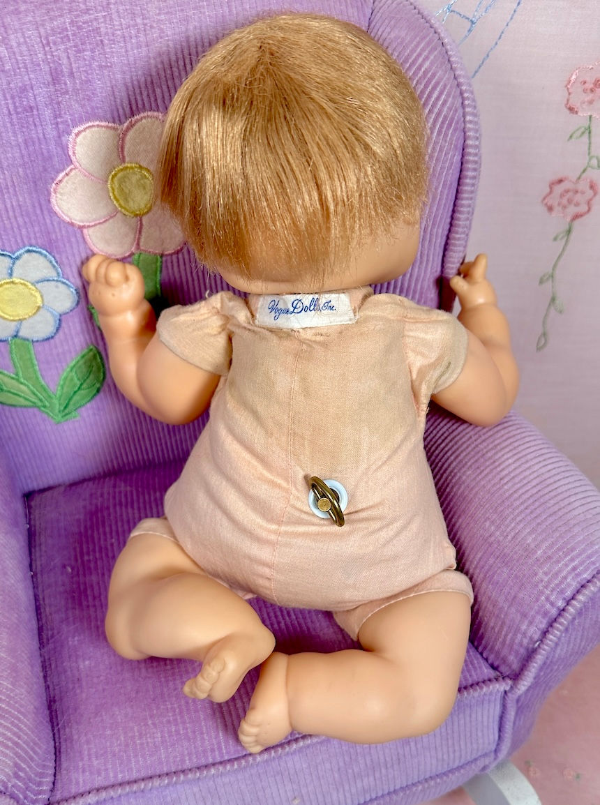 Thumbnail: Vintage 1962 Musical Tagged Vogue 12” BABY DEAR Doll