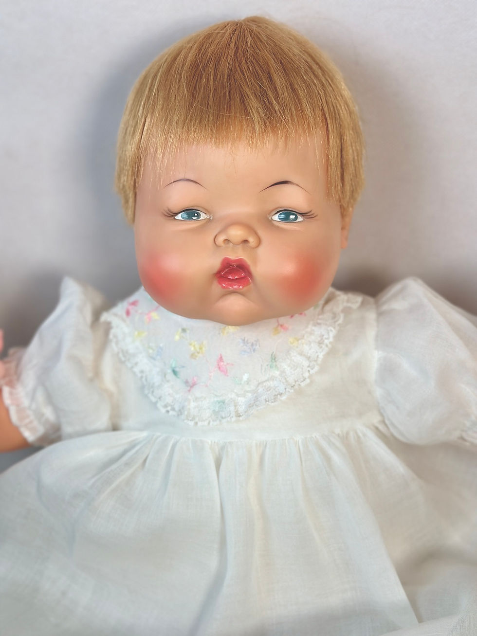 Thumbnail: Vintage 1960s Ideal Thumbelina Doll OTT-19 w/ Working Crier & Knob GORGEOUS