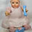 Thumbnail: Vintage 1940s Effanbee 20" Dy-Dee Lou Mold 2 Baby Doll