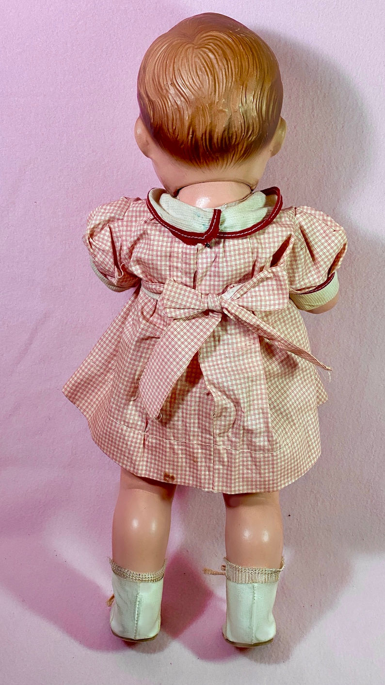 Thumbnail: VERY RARE 1930s Freundlich 20" Baby Sandy Celebrity Doll