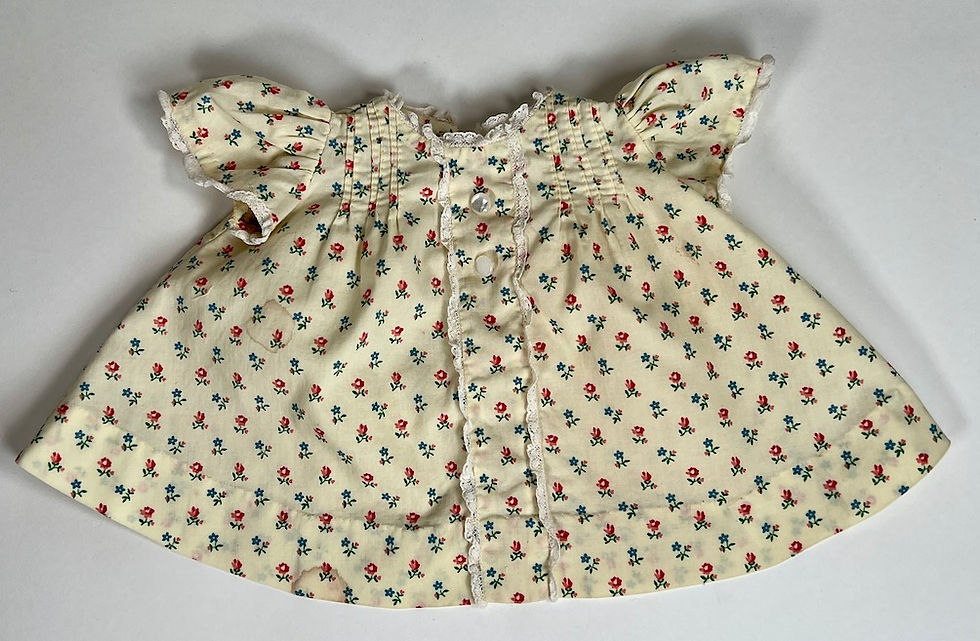 Thumbnail: Vintage Coat Bonnet and Dress Set for 15" to 16" Baby Dolls