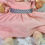 Thumbnail: Pink Organdy Vintage 1940's Dress Set for 15" baby doll