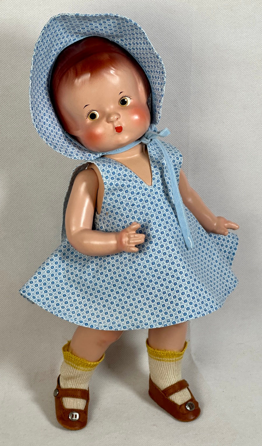 Thumbnail: Vintage 1930s Pre-Patent Effanbee Patsy in Trunk