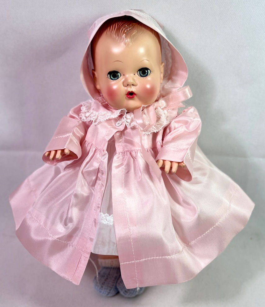 Thumbnail: Vintage 1950s American Character 11" Tiny Tears Baby Doll