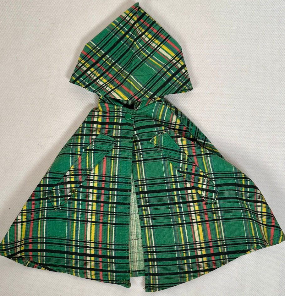 Thumbnail: Vintage 1930s Effanbee Patsy Ann Rain Cape and Umbrella Set #2