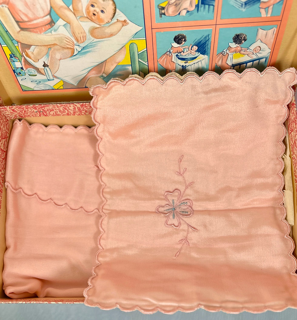 Thumbnail: 1930's Effanbee Dy-Dee Doll Factory Original DELUXE  Pram Set