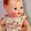 Thumbnail: MINT 13" TINY TEARS doll 1950's w/ Original Layette in Case