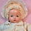 Thumbnail: Vintage 1940s Effanbee 8" Platinum Blond Patsy Babyette Doll
