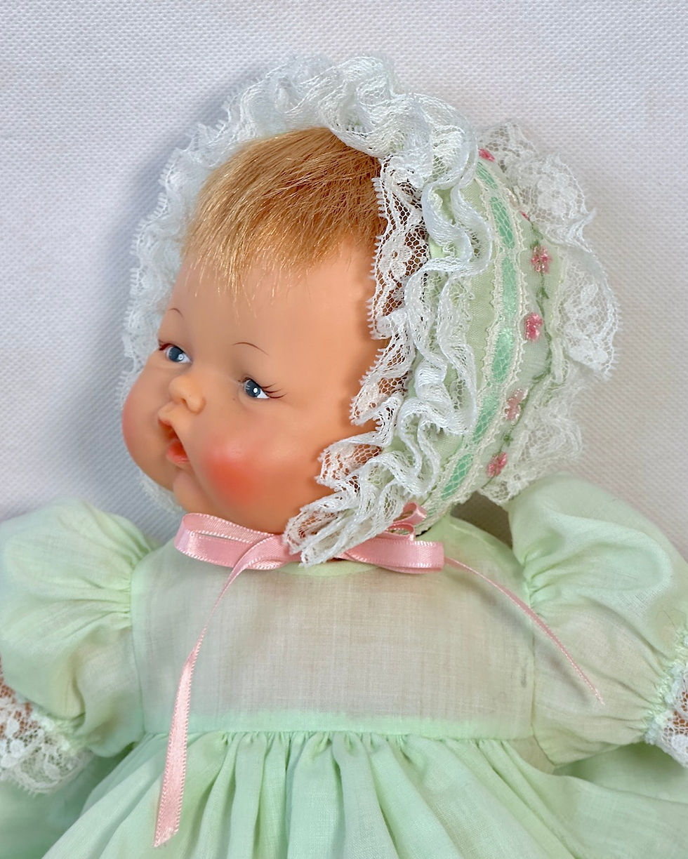 Thumbnail: Pinafore Dress Set for Ideal Thumbelina OTT-14 or 12" Baby Dear