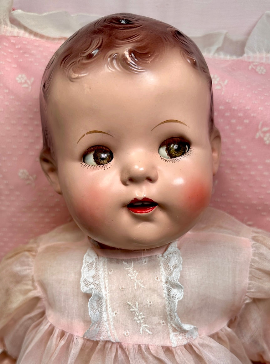 Thumbnail: RARE 1930s Ideal Beautiful Baby Doll -- 22"