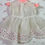 Thumbnail: 13.5" Tiny Tears / Betsy Betsy White Organdy w/ Flowers Dress and Bonnet Set