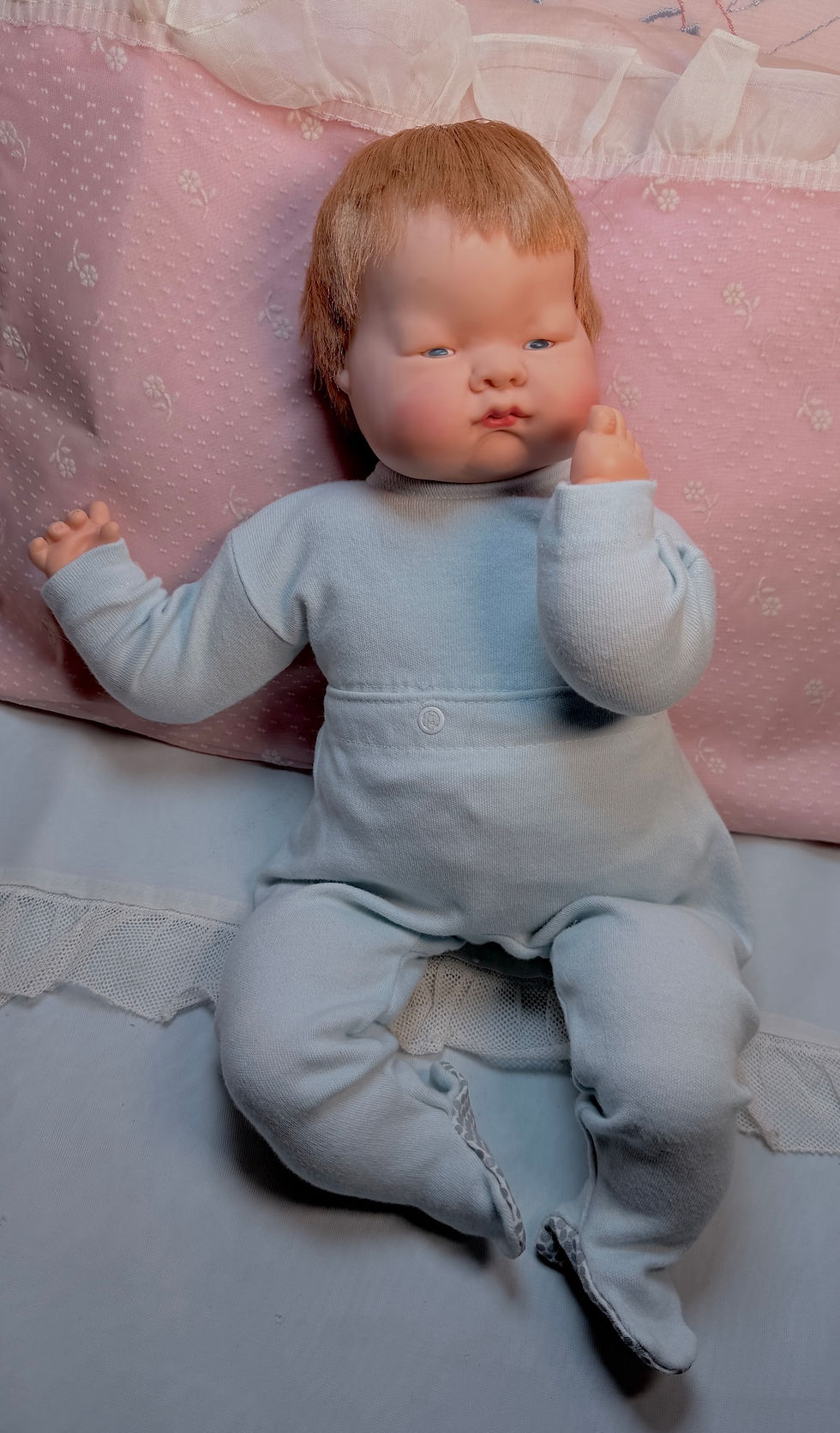 Thumbnail: Vintage 1962 Musical Tagged Vogue 18” BABY DEAR Doll