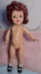 Thumbnail: Vintage 1948 Eugenia Pla-Mate 16" Composition Doll