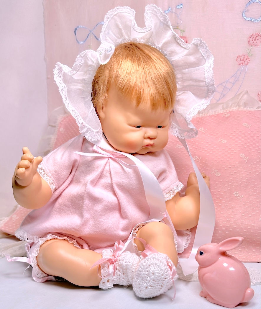 Thumbnail: 1960 Tagged Vogue 18” BABY DEAR Doll by Eloise Wilkins