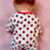 Thumbnail: Vintage Polks Dot Pajama Outfit for 11" to 12" Baby Dolls