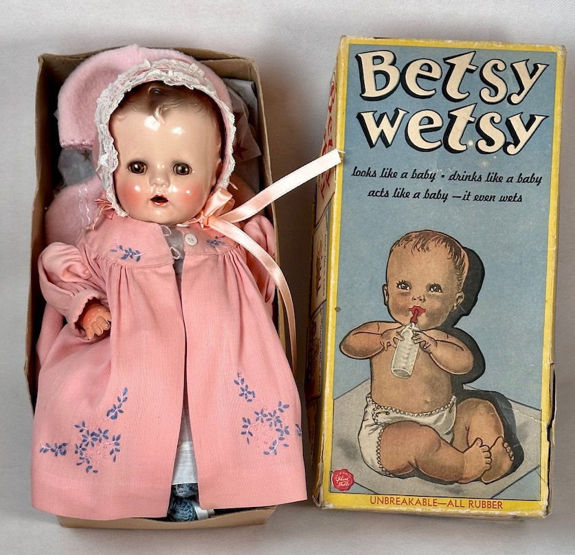 Thumbnail: 1930s Ideal Toy Co 11" Betsy Wetsy Doll in Box