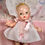 Thumbnail: Vintage Sleepy Eyed * Harriet Flanders 1937 Compo 17" LITTLE CHERUB Baby Doll