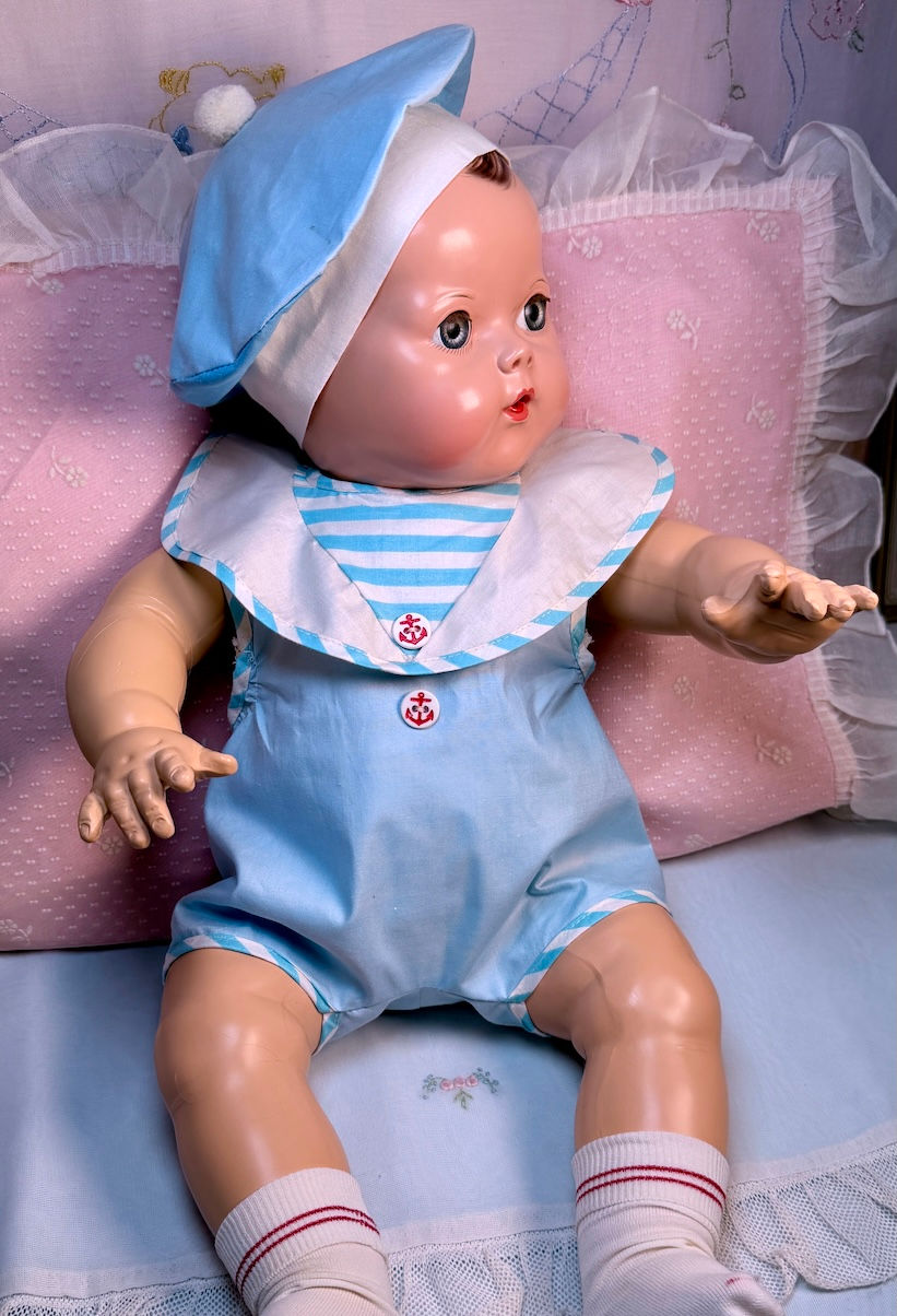 Vintage 1940s Effanbee Dy-Dee LOU Original Layette Sunsuit Set