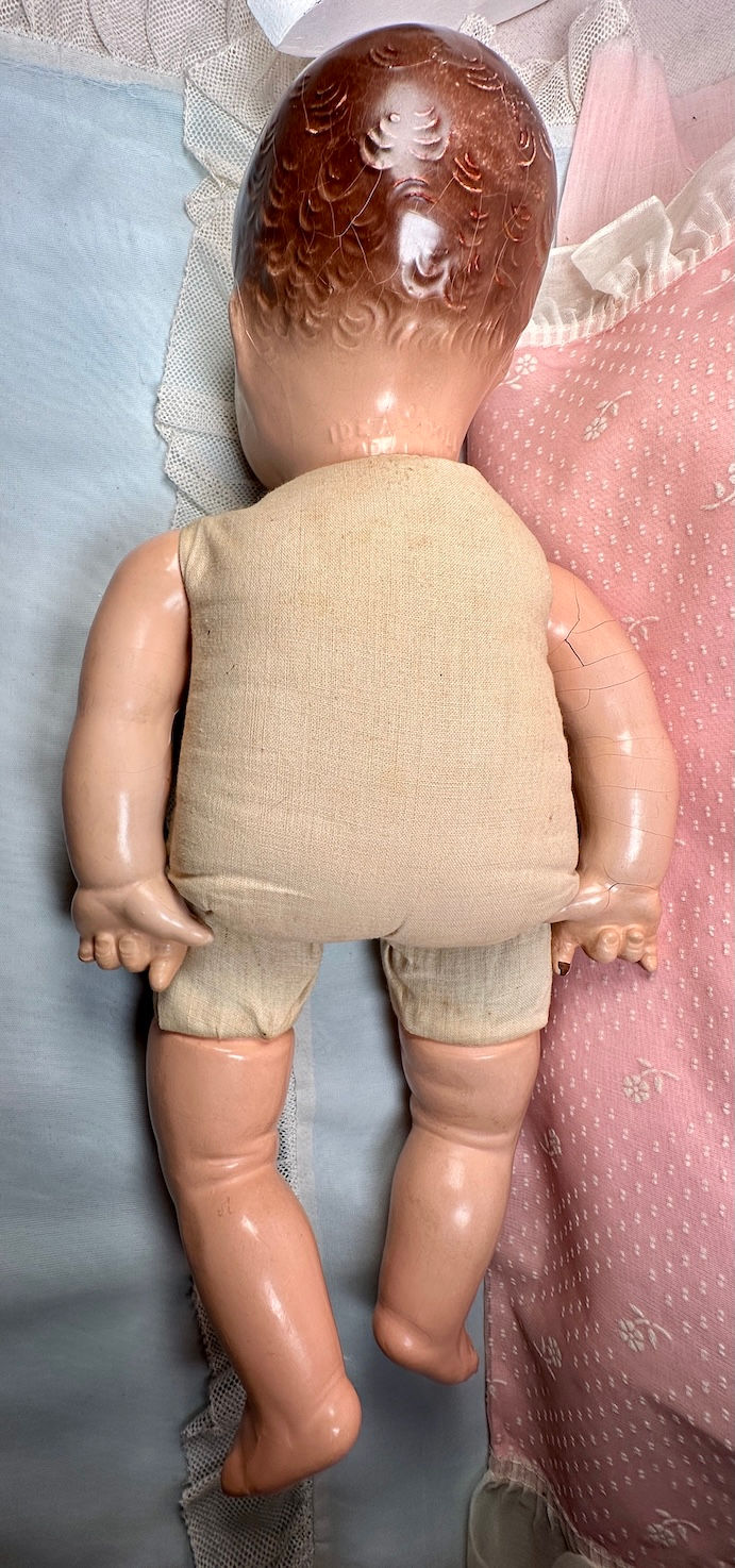 Thumbnail: Vintage 1930s Ideal Composition 17" Princess Beatrix Baby Doll
