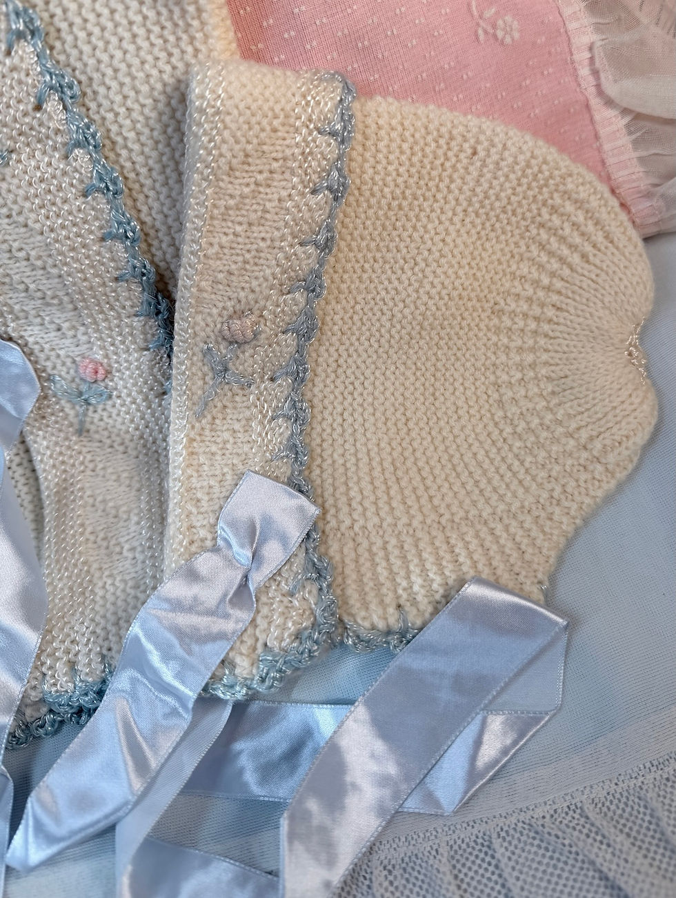 Thumbnail: 1930’S Antique Sweater Set for Big Lovums and others