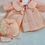Thumbnail: Vintage Effanbee Dy-Dee Ette 11" Pink Moire Silk Taffeta Coat Set