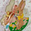 Thumbnail: Vintage 1950s Rocking Rabbit Toy with Ginnette LAL by Blumberg Toy Co