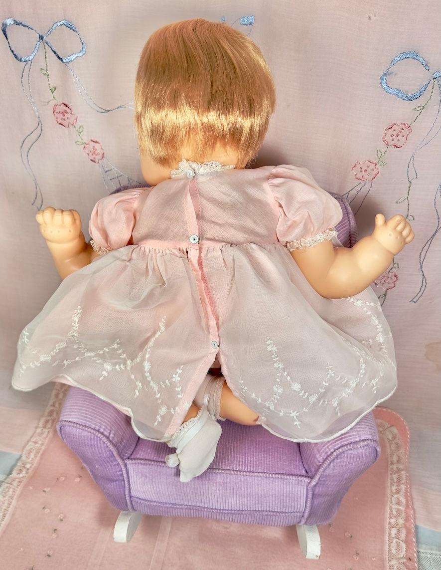 Thumbnail: 1960 Tagged Vogue 18” BABY DEAR TWIN SISTERS by Eloise Wilkins