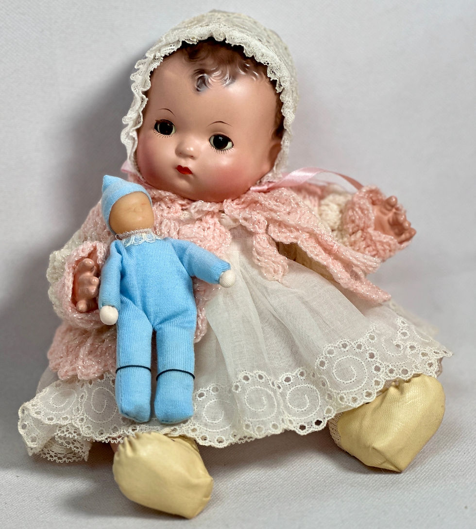 Thumbnail: Vintage 1930's Effanbee 10" All Original Patsy BABYKIN