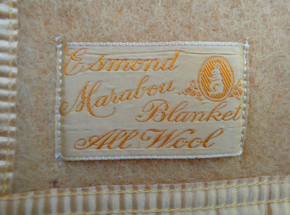 Thumbnail: VINTAGE 1930s ESMOND BABY DOLL BLANKETS  SALESMANS SAMPLES