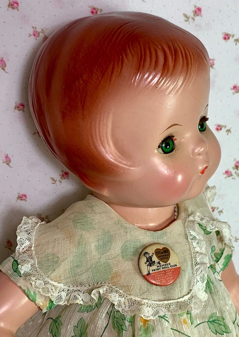 Thumbnail: Vintage Blue-Eyed 1930s Effanbee 19" Patsy Ann Composition Doll Near MINT