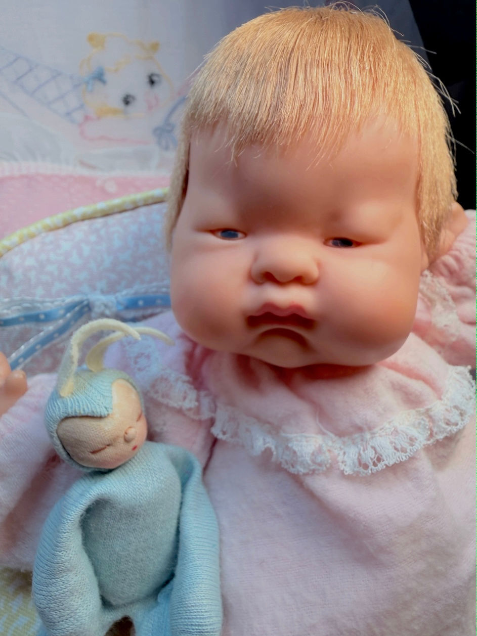 Thumbnail: Vintage 1962 Musical Tagged Vogue 12” BABY DEAR Doll