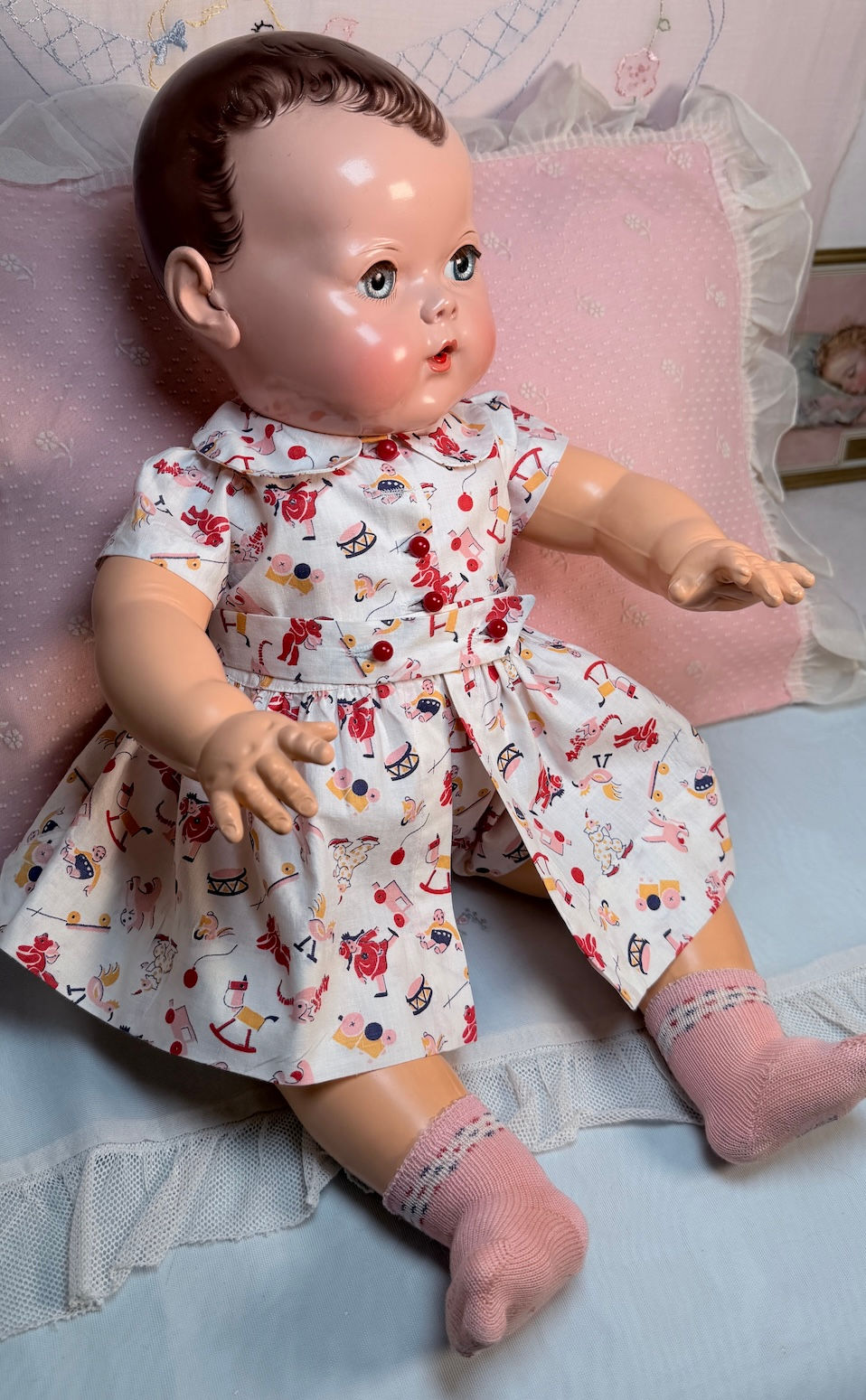 Thumbnail: Vintage 1940s Dy-Dee Lou Sunsuit Set