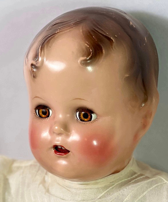 Thumbnail: Vintage 1930s Ideal 19" Baby Beautiful * Miracle on 34th St * Composition Doll