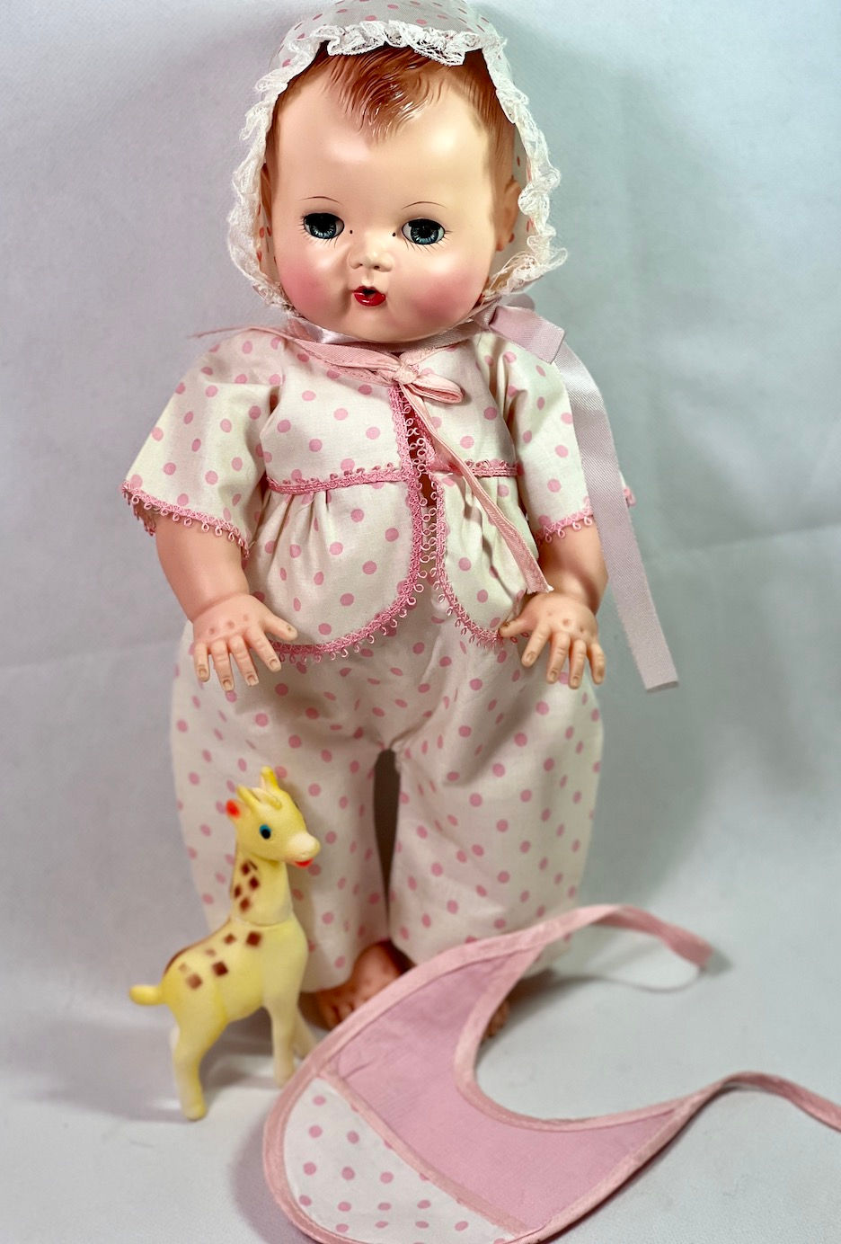 Rare Complete 1950s Tiny Tears American Character Factory Pajama Set