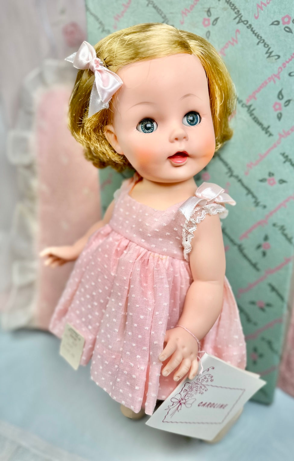 Thumbnail: Rare 1961 Madame Alexander Caroline Kennedy 14" Doll in Box #4920
