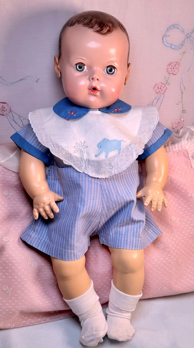 Thumbnail: Vintage 1930s Romper for 20" Dy-Dee BOY