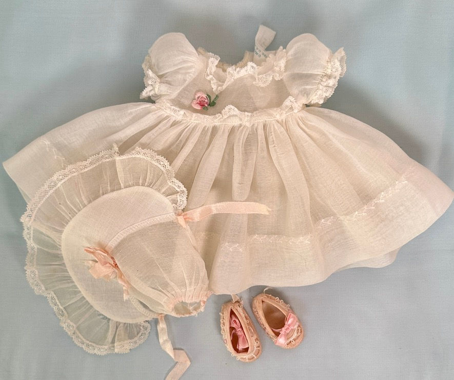 Thumbnail: 1950s Vintage 11" Baby Kathy Cry Doll by Madame Alexander