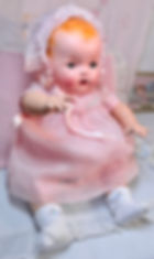 Vintage 1930s Effanbee 20" Mold 1 Blonde Dy-Dee LOU Baby Doll